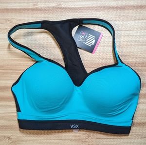 NWT Victoria's Secret Incredible Sports Bra 32D Teal VSX Sport